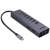 Nešiojamojo Kompiuterio Mini Dokavimo Stotis - LINDY DST-Mini Duo, USB-C Dokas, 2x 4K HDMI, PD 100W, Gigabit Ethernet