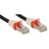 Tinklo Kabelis - LINDY Cat.6A S/FTP LSZH Tinklo Kabelis, RJ45, M/M, 500MHz, 26AWG, 7.5 m, Juodas