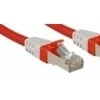 Tinklo Kabelis - LINDY Cat.6A S/FTP LSZH Tinklo Kabelis, RJ45, M/M, 500MHz, 26AWG, 5 m, Raudonas
