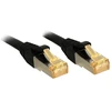 Tinklo Kabelis - LINDY S/FTP LSZH Tinklo Kabelis, Cat.6A Jungtis, Cat.7 Raw, RJ45, M/M, 30 m, Juodas