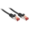 Tinklo Kabelis - LINDY Cat.6 S/FTP Tinklo Kabelis, RJ45, M/M, 250MHz, 28AWG, 1 m, Juodas