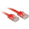 Tinklo Kabelis - LINDY Cat.6 U/UTP Plokščias Tinklo Kabelis, RJ45, M/M, 250MHz, 32AWG, 3 m, Raudonas