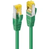 Tinklo Kabelis - LINDY RJ45 S/FTP LSZH Tinklo Kabelis, Cat.6A Kištukas, Cat.7 Neapdirbtas Kabelis, 0.3 m, Žalias