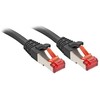 Tinklo Kabelis - LINDY Cat.6 S/FTP Tinklo Kabelis, RJ45, M/M, 250MHz, 27AWG, 15 m, Juodas