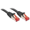 Tinklo Kabelis - LINDY Cat.6 S/FTP Tinklo Kabelis, RJ45, M/M, 250MHz, 27AWG, 15 m, Juodas