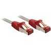 Tinklo Kabelis - LINDY CrossOver Cat.6 S/FTP Tinklo Kabelis, RJ45, M/M, 250MHz, 27AWG, 15 m, Pilkas