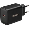 Nešiojamo kompiuterio įkroviklis - Lindy 65 W USB-C GaN įkroviklis