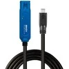 USB Prailginimo Laidas - LINDY USB 3.2 C/A Prailginimo Laidas 5Gbps 8m, Juodas