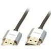 HDMI Laidas - LINDY CROMO Plonas Didelės Spartos HDMI Laidas su Ethernet, 1 m, Juodas