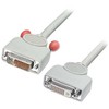 Kabelis Lindy DVI-D - DVI-D 0.5m balta (41127)