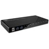 KVM Switch - LINDY 4 Prievadų HDMI 4K60, USB 3.0 ir Garso KVM Switch, Juodas