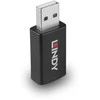 USB Adapteris - LINDY USB 2.0 Type A į A Duomenų Blokatorius, M/F, Juodas