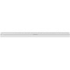 Linex Linex 1050M, linijos matuoklis, stireno akrilnitrilas (SAN), pilka, cm, mm, 50 cm, 36 mm