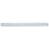 Liniuotė Linex Coll-322, 30cm, tribriaunė, baltos spalvos