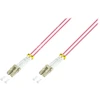 Šakotuvas LinkIT Fiber Cord OM4 LC/LC 0,5 m Duplexas, mm, LSZH