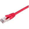 LinkIT Pertraukiamas laidas S/FTP Cat6A raudonas 1 m AWG 26/7, LSZH
