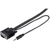 LinkIT SVGA/XGA kabelis, M/M su garsu, 5 m AWG 28, 1920x1200@60Hz