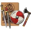 Liontouch Vikingų rinkinys „Sven“ 2 kardai + skydas + kirvis