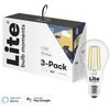 Lite Bulb Moments A60 2700-6500K E27 7W skaidraus stiklo filamentinė balta atmosfera 3 pak.