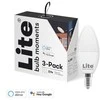 Lite bulb moments – baltas ir spalvotas atmosfera (RGB) E14 lemputė – 3 pakuotės