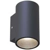 Sieninis šviestuvas Llitt Erik I sieninis LED šviestuvas IP65 3000K 2W 293lm antracito spalvos