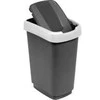 LOCAL Šiukšliadėžė Plastic1, 50 litrų, pilka