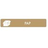 Bica® Piktograma Carbi, Pap, 3 x 16 cm, ruda