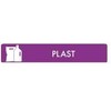 Bica® Piktograma „Carbi“, plastikinė, 3 x 16 cm, violetinė