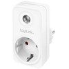 LogiLink LogiLink Steckdosenadapter mit Dämmerungssensor, 1xCEE 7/3