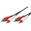 LogiLink Audiokabel 2x Cinch -> 2x Cinch St / St 5,00m bk