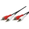 LogiLink Audiokabel 2x Cinch -> 2x Cinch St / St 5,00m bk