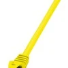 LOGILINK CQ3077S LOGILINK -Komutacinis kabelis Cat.6A 10G S/FTP PIMF PrimeLine geltona 5m