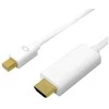 LOGILINK CV0122 LOGILINK - Mini DisplayPort prie HDMI, 4K, baltas, 1m