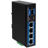 Šakotuvas „LogiLink“ komutatorius su 4 prievadų gigabito eterneto ryšiu, 1000 Mbps, 1 SFP + 1 prievadu