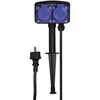 LogiLink LPS214, 2 m, Lauko, IP44, Juoda, Mėlyna, RoHS, 2 kintamosios srovės lizdai