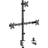 LogiLink Monitoriaus laikiklis trigubas 17-32 376 mm juodas