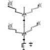 Laikiklis LogiLink Monitoriaus užsegimas Quad 17-32 Aluminum