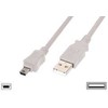 LogiLink USB Kabelis A -> mini B St/Bu 3.00m juodas