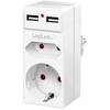 LogiLink PA0276, 1 kintamosios srovės lizdas (-ai), F tipas, 230 V, 50 Hz, 16 A, 3680 W