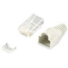 LOGILINK MP0023 LOGILINK - Kištukinė jungtis Cat.6 RJ45 100vnt. komplektas, neekranuotas, pilkas