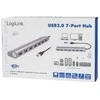 LogiLink UA0309, USB 3.2 Gen 1 (3.1 Gen 1) Type-C, USB 3.2 Gen 1 (3.1 Gen 1) Type-A, 5000 Mb/s, Pilka, „Android“