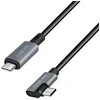 LogiLink USB 2.0 | USB-C 3.0m kątowy juoda