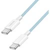 „LogiLink USB-C“ 1,5 m ilgio nailono pynimo jungtis, mėlyna
