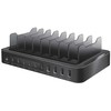 LOL LogiLink USB Table Charger, 10 Port, 4x USB-A & 6x USB-C, 120W, PD, QC3.0, juodas