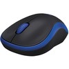 Logitech Belaidė pelė M185, Ambidextrous, Optinė, RF belaidė, 1000 DPI, Juodas, Mėlyna