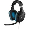 Logitech G G432 Ausinės Žaidimams, su laidu, Gaming, 20 - 20000 Hz, 280 g, Ausinės, Juodas, Mėlyna