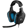 Logitech G G432 Ausinės Žaidimams, su laidu, Gaming, 20 - 20000 Hz, 280 g, Ausinės, Juodas, Mėlyna
