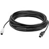 Klaviatūra Logitech GROUP 10m Extended Cable, Juodas