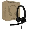 Logitech USB Ausinės STEREO H570E USB-A - TEAMS VERSION-Juodas-EMEA28-935