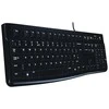 Logitech Klaviatūra K120 verslui, Full-size (100%), su laidu, USB, AZERTY, Juodas